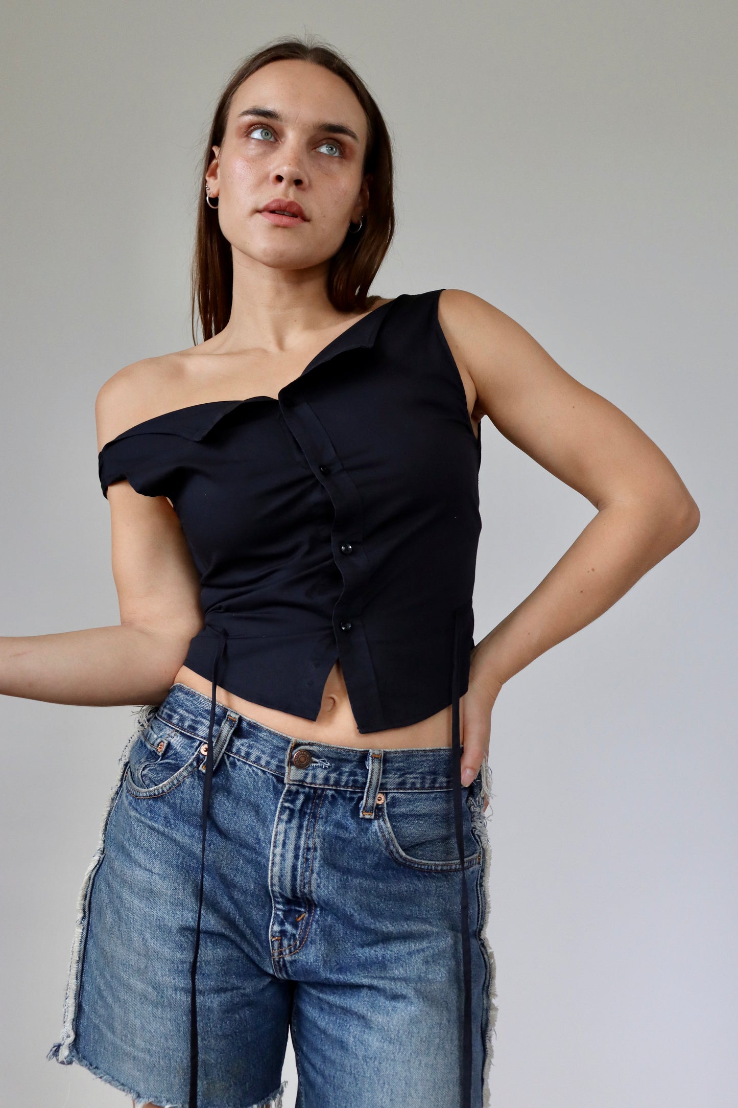 Midnight Blue Awa Top XS