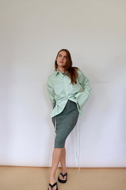 Wasabi Green Curve Shirt