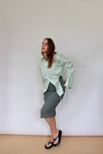 Wasabi Green Curve Shirt