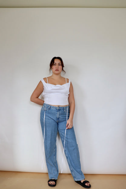 White Awa Top L