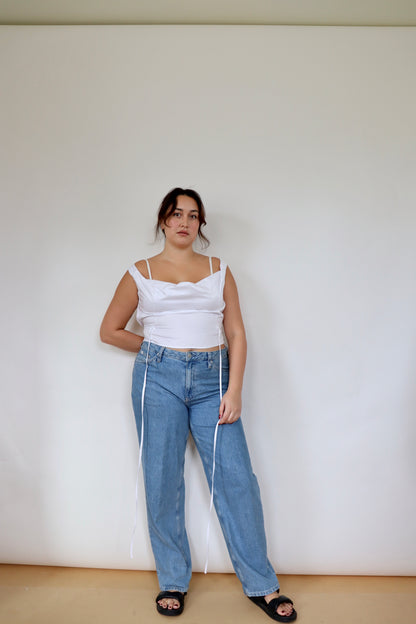 White Awa Top L