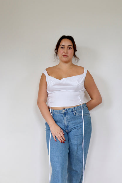 White Awa Top L