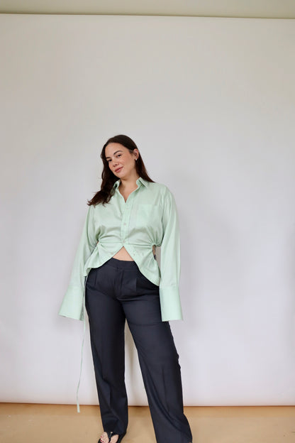 Wasabi Green Curve Shirt