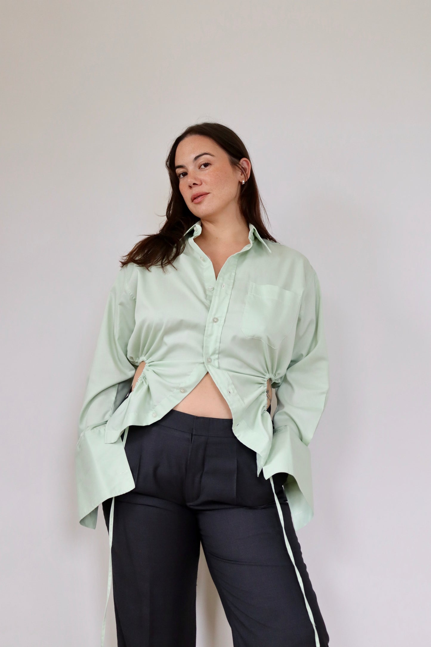 Wasabi Green Curve Shirt