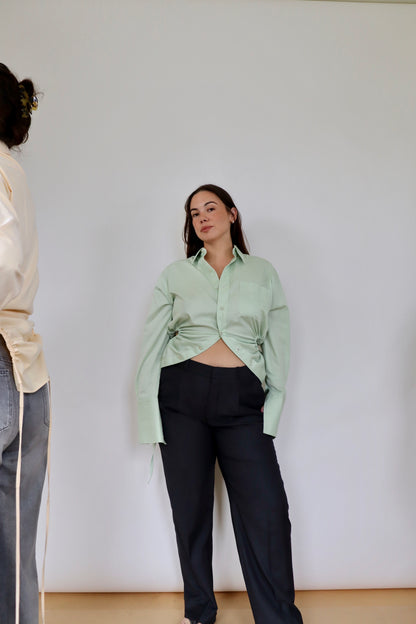 Wasabi Green Curve Shirt