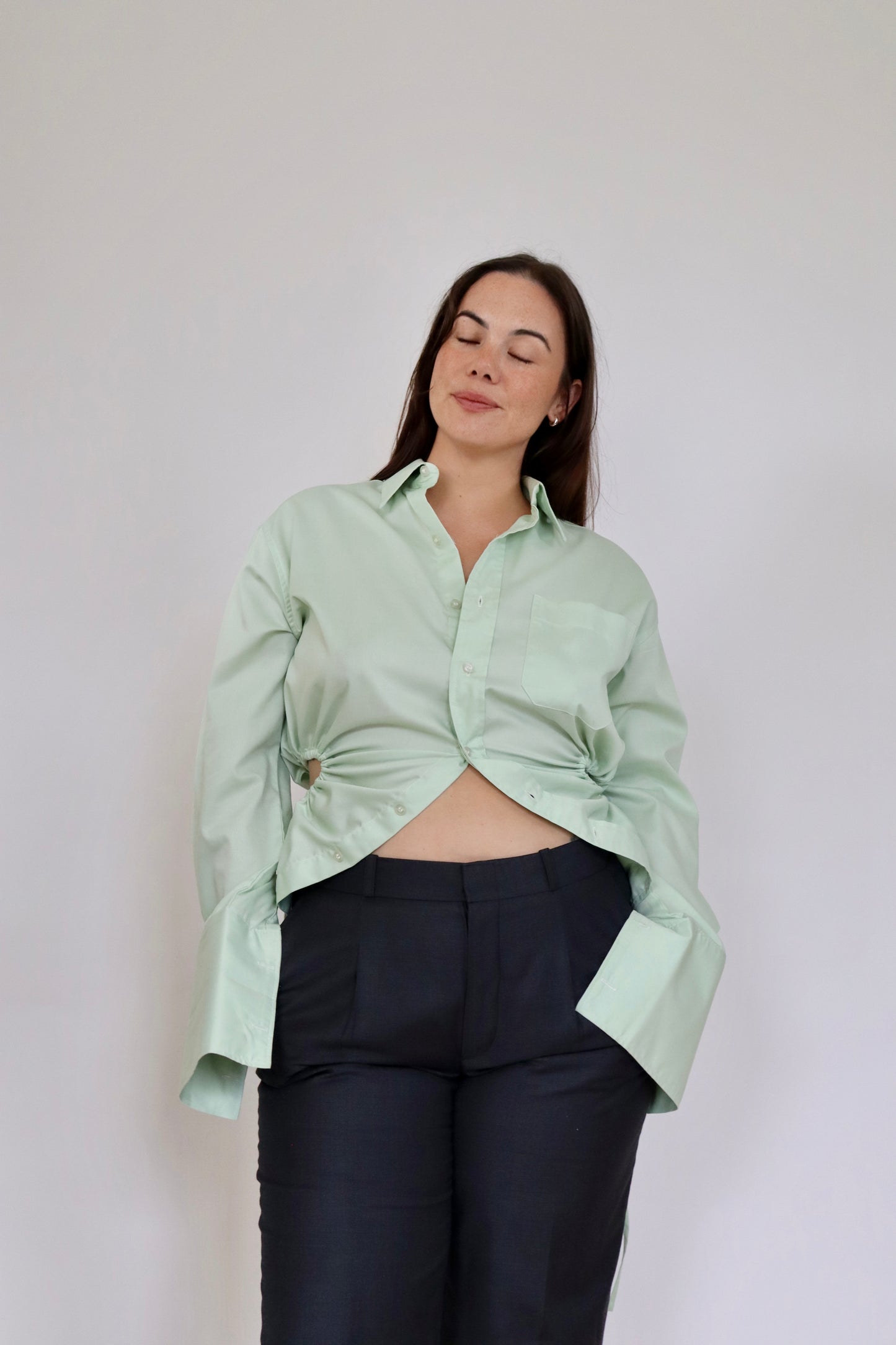 Wasabi Green Curve Shirt