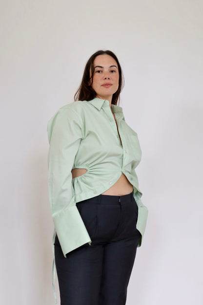 Wasabi Green Curve Shirt