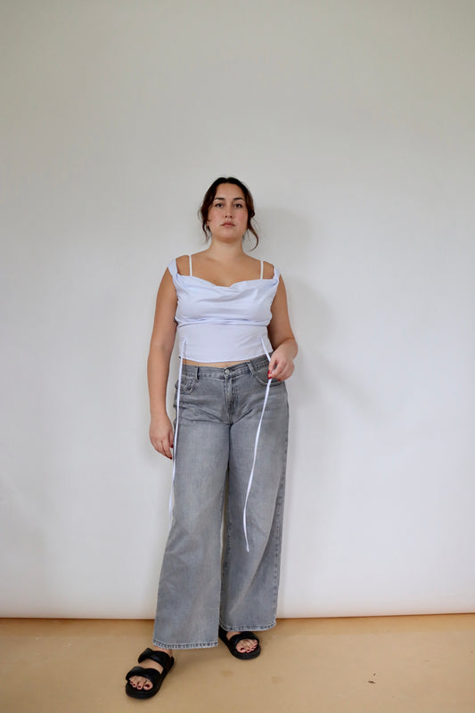 Light Blue Awa Top L